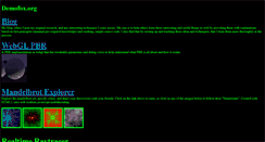 Desktop Screenshot of demofox.org